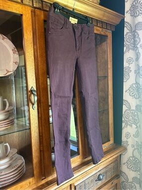Democracy High Rise Ankle Jean - Plum